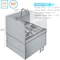 Amgood Stainless Steel Hands-Free Wall-Mounted Hand Sink 17 in. x 15 in. with Double Knee Valves, Faucet, and Side Splash Guards SINK HS-17KVSS-Z - alternate 2